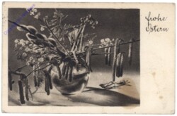 Osterstrauß in Vase