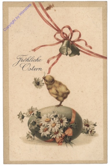 Ostereier mit Kücken