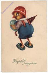 Kücken versteckt Ei