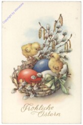 Kücken im Osternest