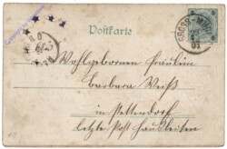 Engerl mit Baum auf Wagen