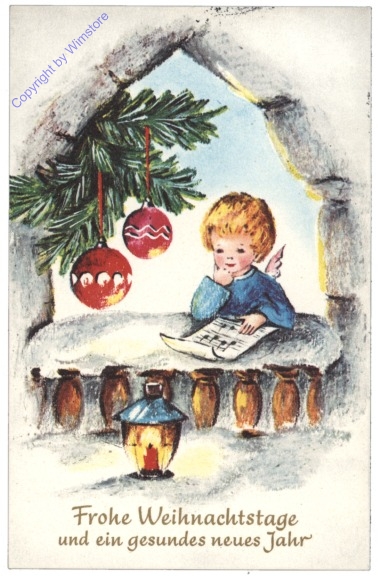 ak164686 Engerl am Fenster