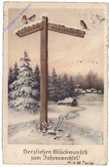 Verschneiter Wegweiser