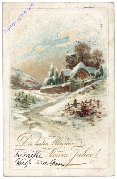 Verschneiter Ort