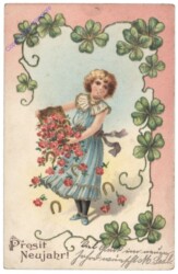 ak164798 Mädchen mit Blumen
