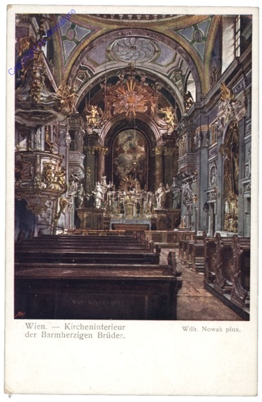 ak164945 Wien, Kircheninterieur der Barmherzigen Brüder