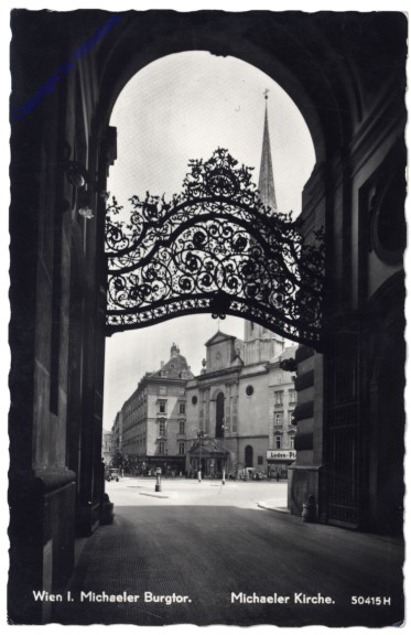 Wien 1, Michaeler Burgtor und Kirche