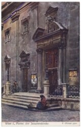 Wien 1, Portal der Jesuitenkirche