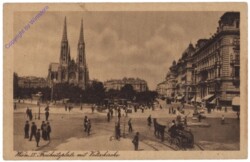 ak165051 Wien 9, Votivkirche und Freiheitsplatz