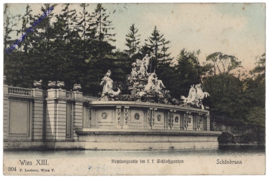 ak165069 Wien 13, Schönbrunn, Neptungrotte im Schloßgarten