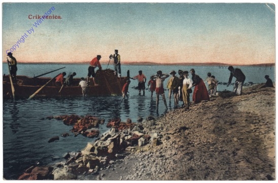 Crikvenica, Am Strand