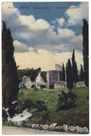ak165142 Pula, Römische Ruinen