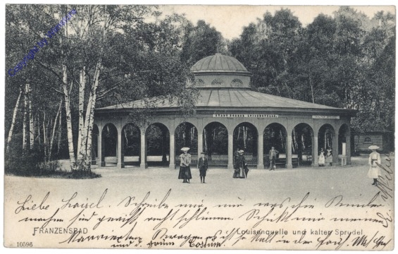Frantiskovy Lazne (Franzensbad), Louisenquelle und kalter Sprudel