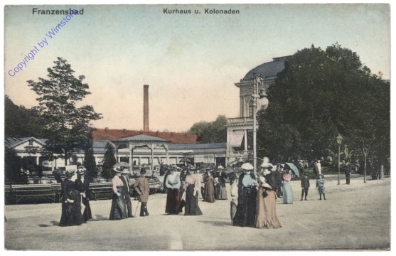 Frantiskovy Lazne (Franzensbad), Kurhaus und Kolonaden