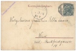 Marianske Lazne (Marienbad), Blick von der Jägerstrasse