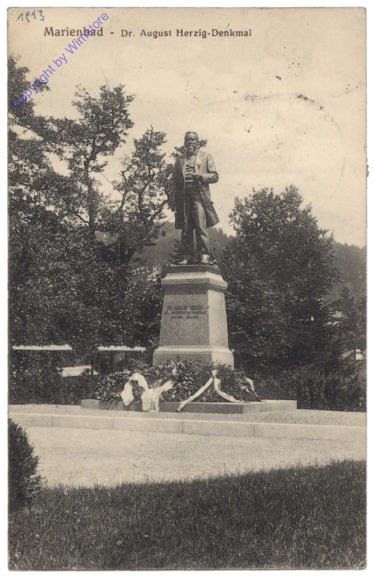 Marianske Lazne (Marienbad), Dr. August Herzig-Denkmal