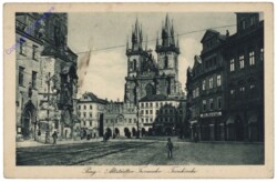ak165208 Praha (Prag), Altstädter Turmuhr, Teinkirche