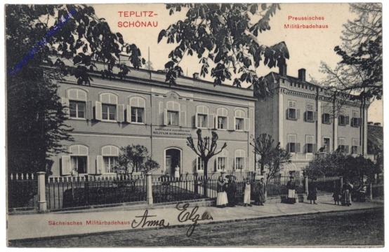 Teplice (Teplitz - Schönau), Preussisches Militärbadehaus