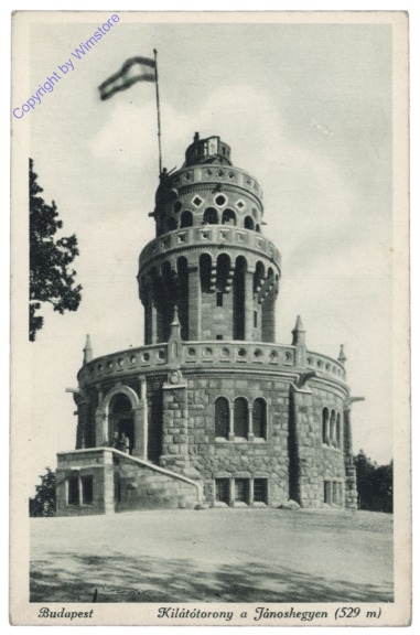 Budapest, Elisabeth Aussichtsturm am Johannisberg