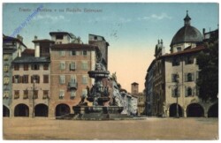Trento (Trient), Fontana e via Rodolfo Belenzani