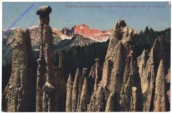 Bolzano (Bozen), Rittenbergbahn: Erdpyramiden-Gruppe