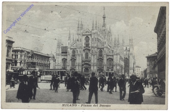 ak165340 Milano (Mailand), Piazza del Duomo