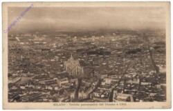 Milano (Mailand), Veduta panoramica del Duomo e Citta