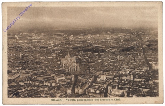 ak165343 Milano (Mailand), Veduta panoramica del Duomo e Citta