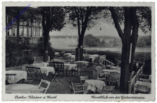 Berlin, Havelblick von der Gartenterrasse