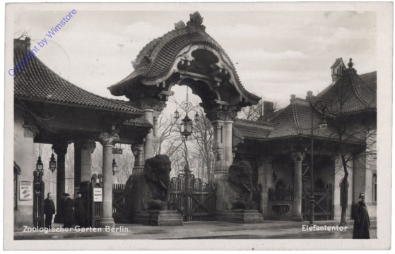 Berlin, Zoologischer Garten, Elefantentor