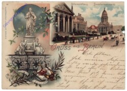Berlin, Gruss aus Berlin, Schauspielhaus, Gensdarmenmarkt