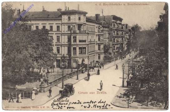 Berlin, Gruss aus Berlin, v.d. Heydtbrücke u. Bendlerstrasse