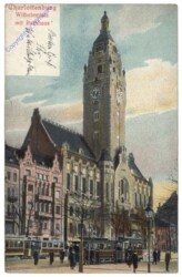 Berlin, Charlottenburg, Wilhelmplatz mit Rathhaus