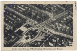 Berlin, Charlottenburg, Wittenbergplatz mit Kaufhaus des Westens
