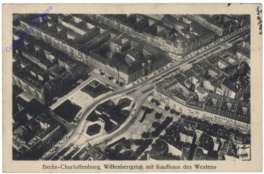 Berlin, Charlottenburg, Wittenbergplatz mit Kaufhaus des Westens