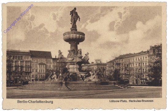 Berlin, Charlottenburg, Lützow-Platz, Herkules-Brunnen