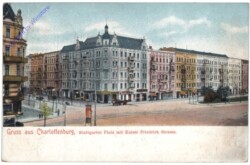 Berlin, Charlottenburg, Stuttgarter Platz mit Kaiser Friedrich Strasse
