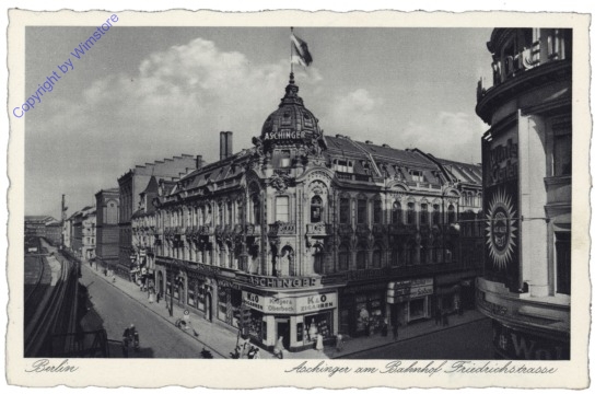 Berlin, Aschinger am Bahnhof Friedrichsstrasse