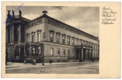Berlin, Palais Kaiser Wilhelm I. mit historisch Eckfenster