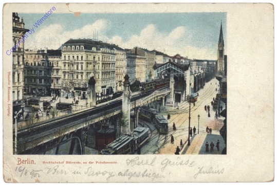 Berlin, Hochbahnhof Bülowstr. an der Potsdamerstr.