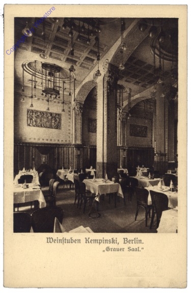 ak165513 Berlin, Weinstuben Kempinski, Grauer Saal