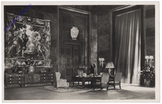 Berlin, Arbeitszimmer des Führers in der neuen Reichskanzlei