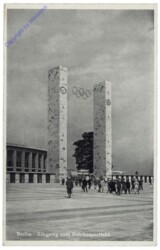 Berlin, Reichssportfeld - Eingang