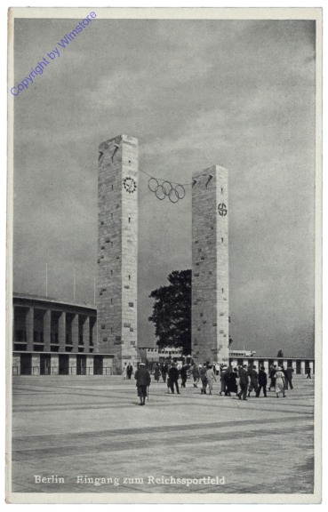 Berlin, Reichssportfeld - Eingang