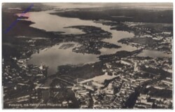 Potsdam, mit Havel vom Flugzeug aus