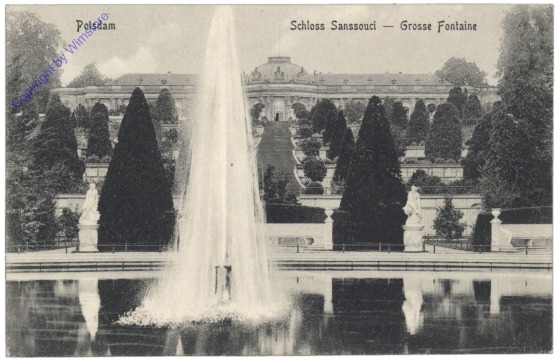Potsdam, Schloss Sanssouci, große Fontaine