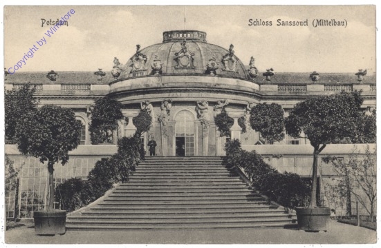 Potsdam, Schloss Sanssouci, Mittelbau