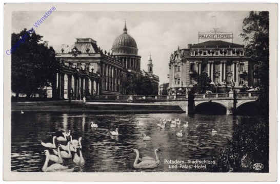 Potsdam, Schloss Sanssouci, Stadtschloss und Palast-Hotel