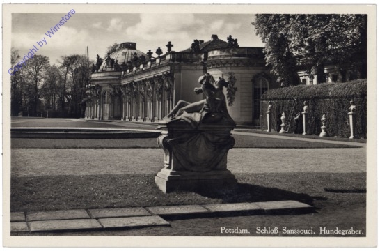 Potsdam, Schloss Sanssouci, Hundegräber