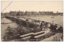 London, Westminster Bridge and St. Thomas Hospital